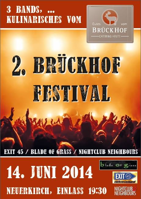 Brückhof Festival am 14.06.2014 in Neuerkirch